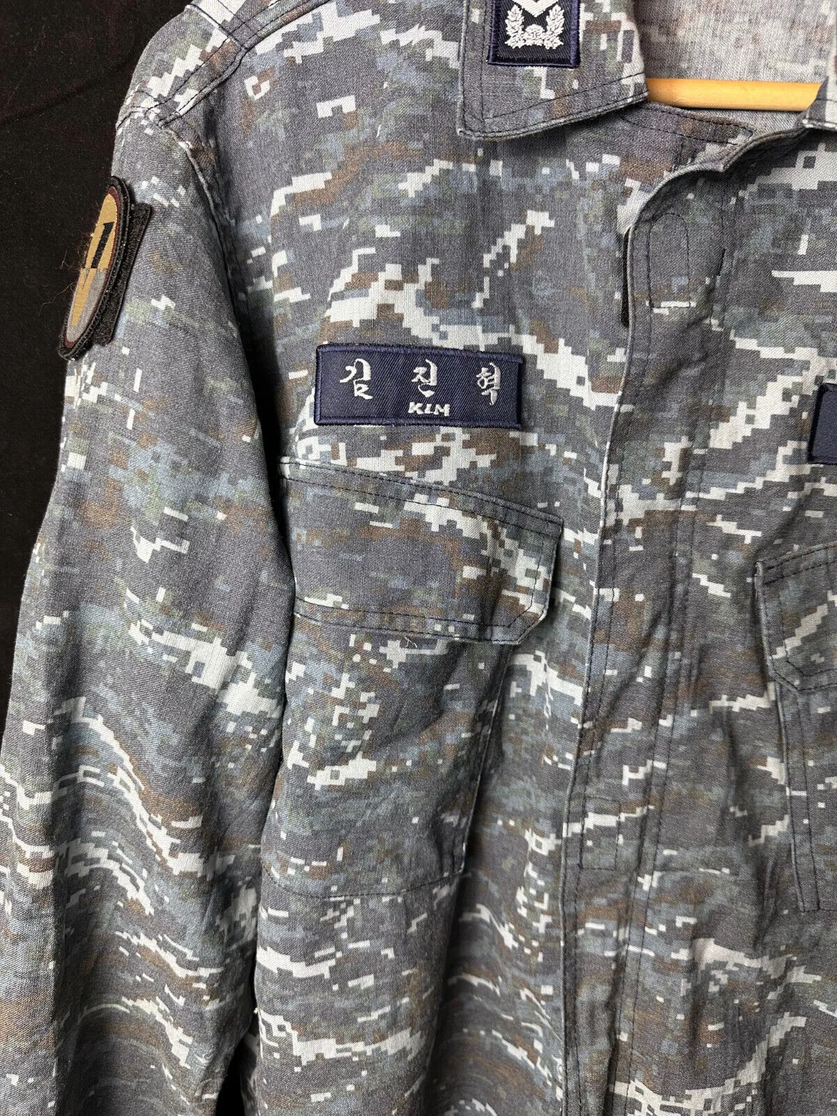 Genuine Republic of Korea Navy Digital Camouflage Jacket Uniform - 46" Chest