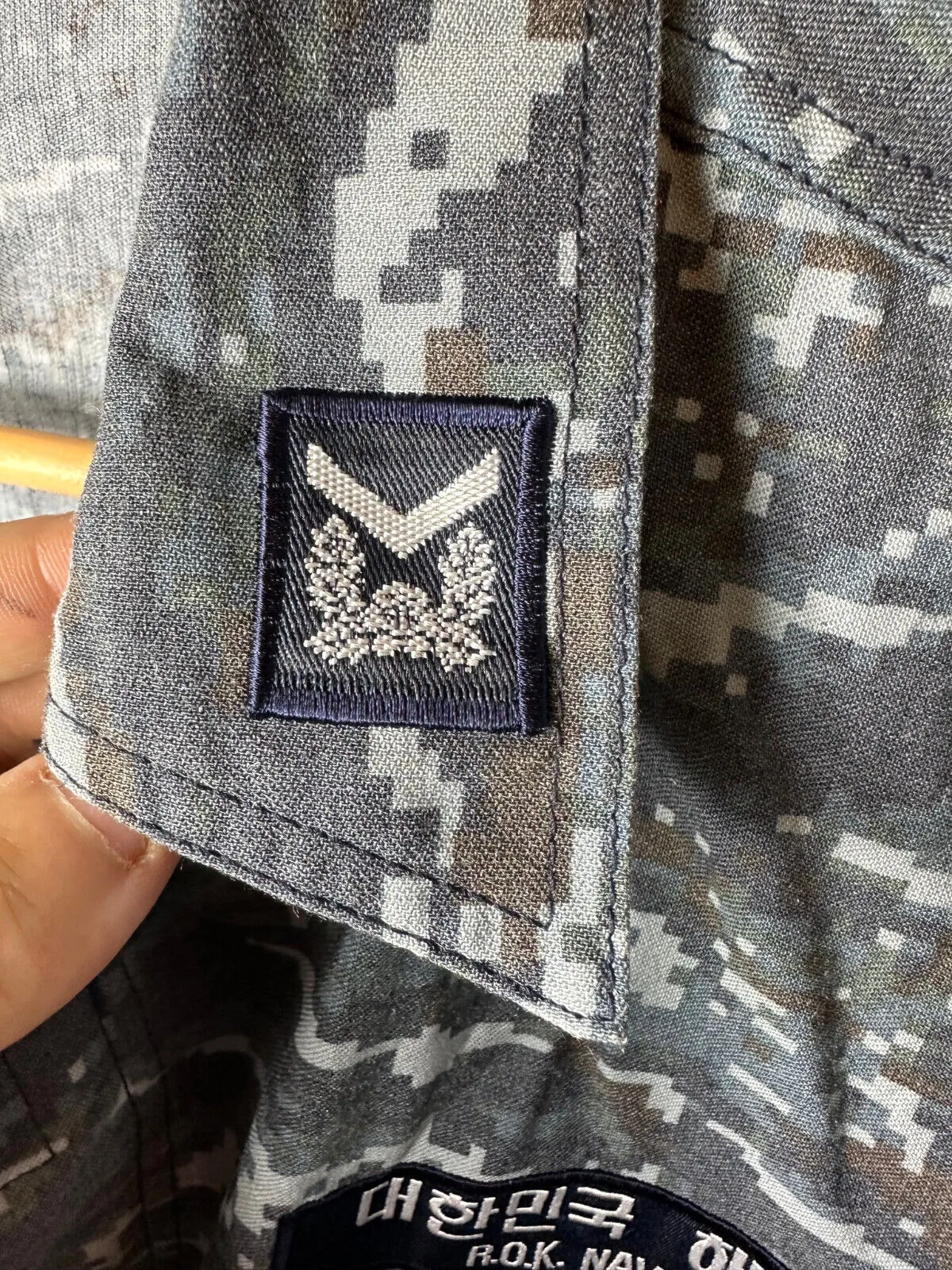 Genuine Republic of Korea Navy Digital Camouflage Jacket Uniform - 46" Chest