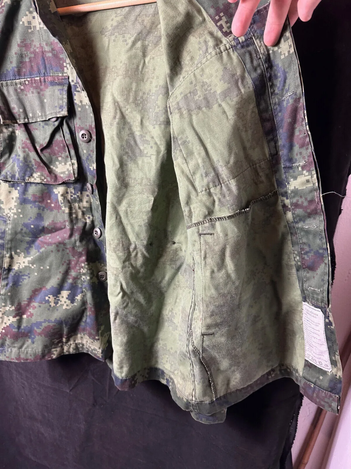Genuine Royal Thai Marines Digital Camouflage Jacket Uniform - 38" Chest
