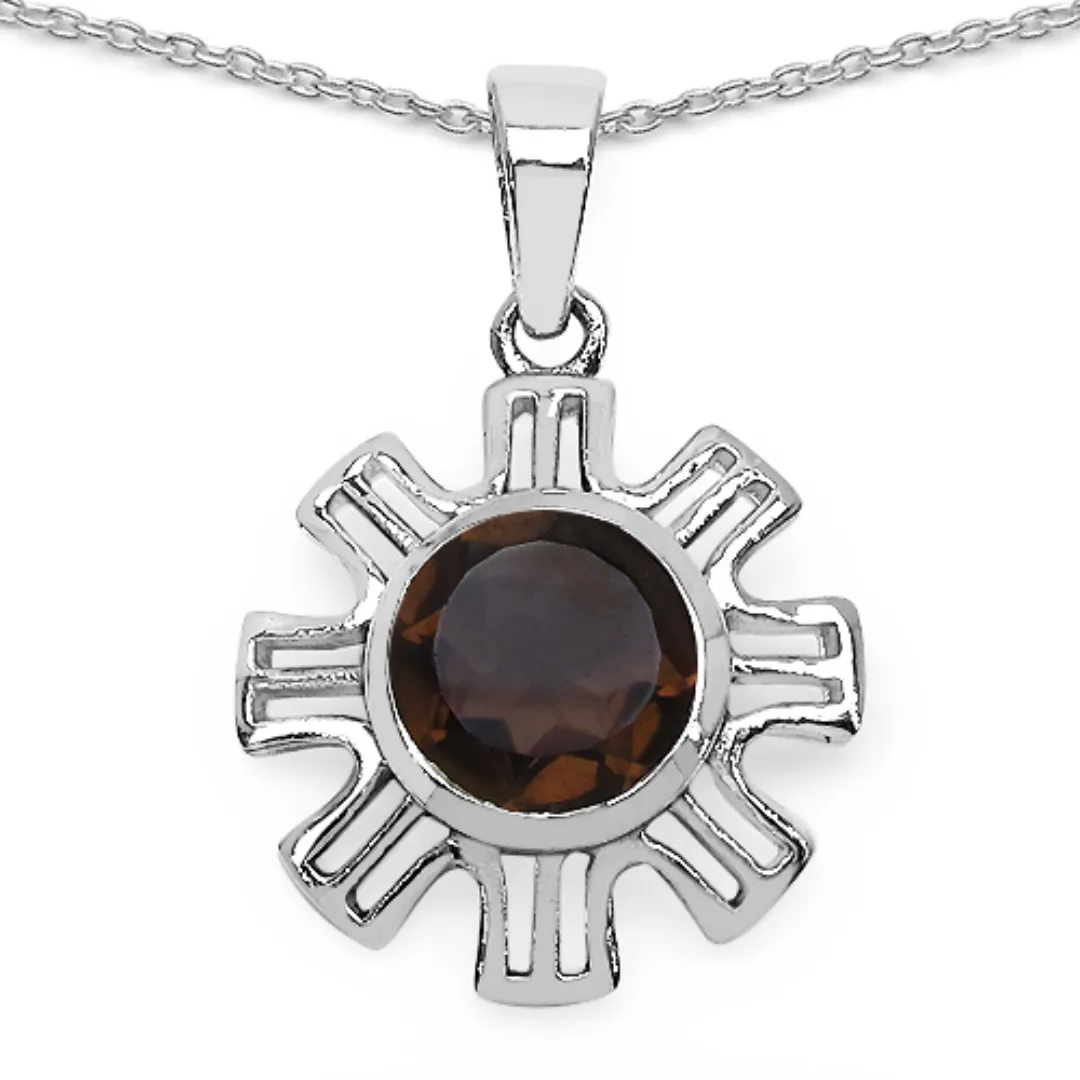 Genuine Smoky Quartz Jewelry Set