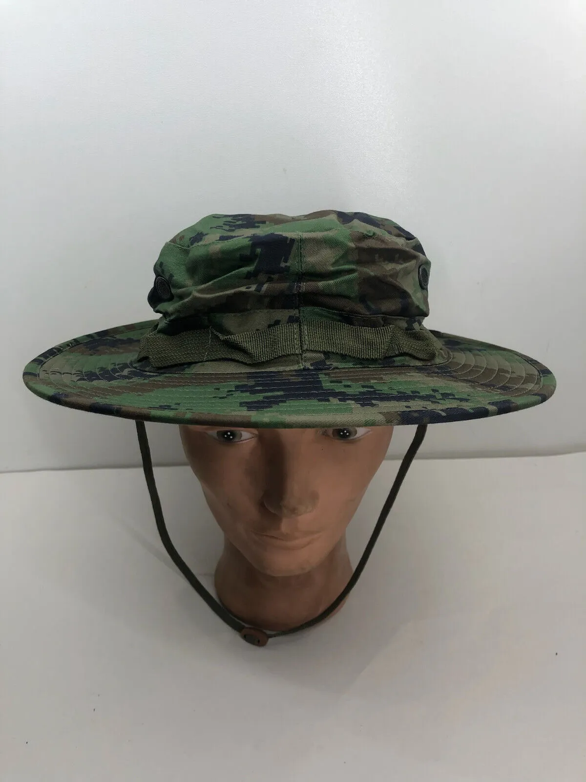 Genuine US Army Digital Jungle Camouflage Boonie Sun Hat - Size 8