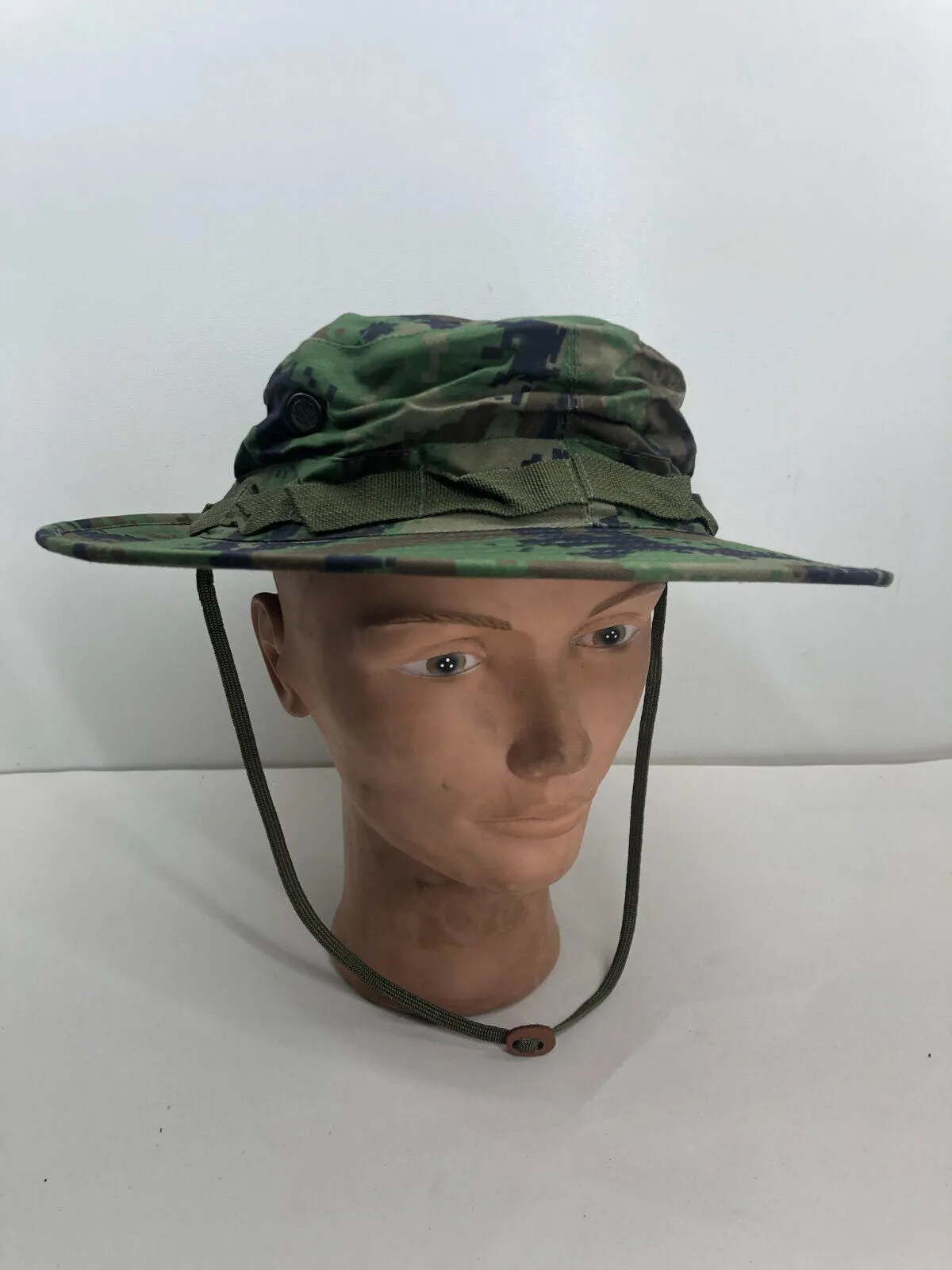 Genuine US Army Digital Jungle Camouflage Boonie Sun Hat - Size 8