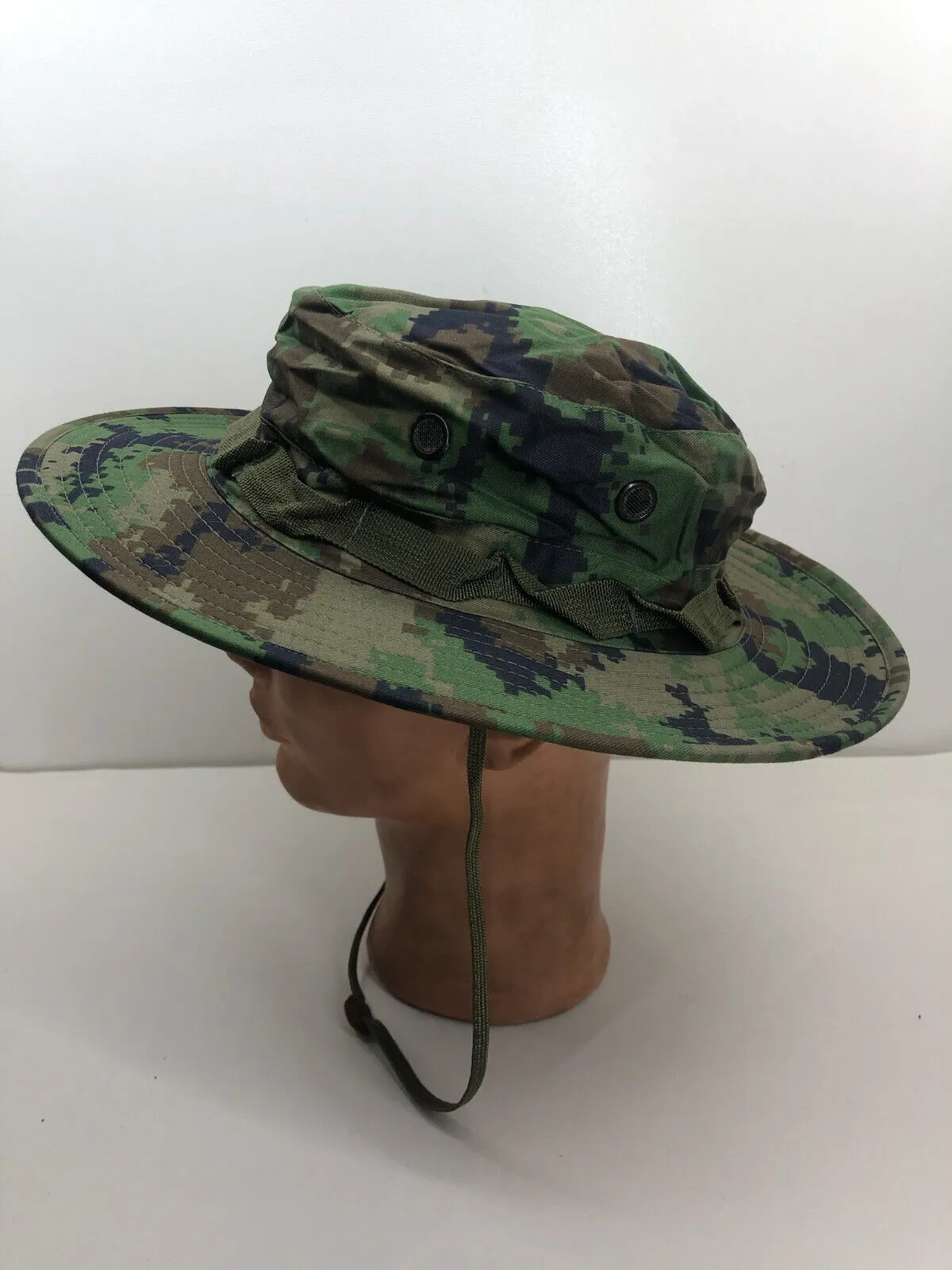 Genuine US Army Digital Jungle Camouflage Boonie Sun Hat - Size 8