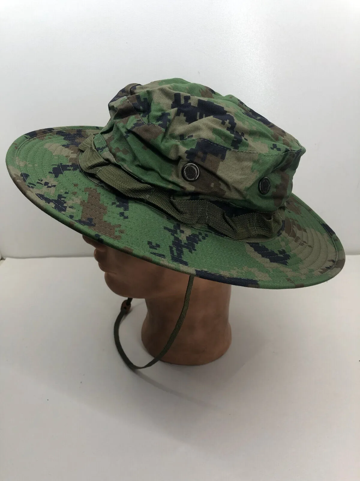 Genuine US Army Digital Jungle Camouflage Boonie Sun Hat Type II - Size 8