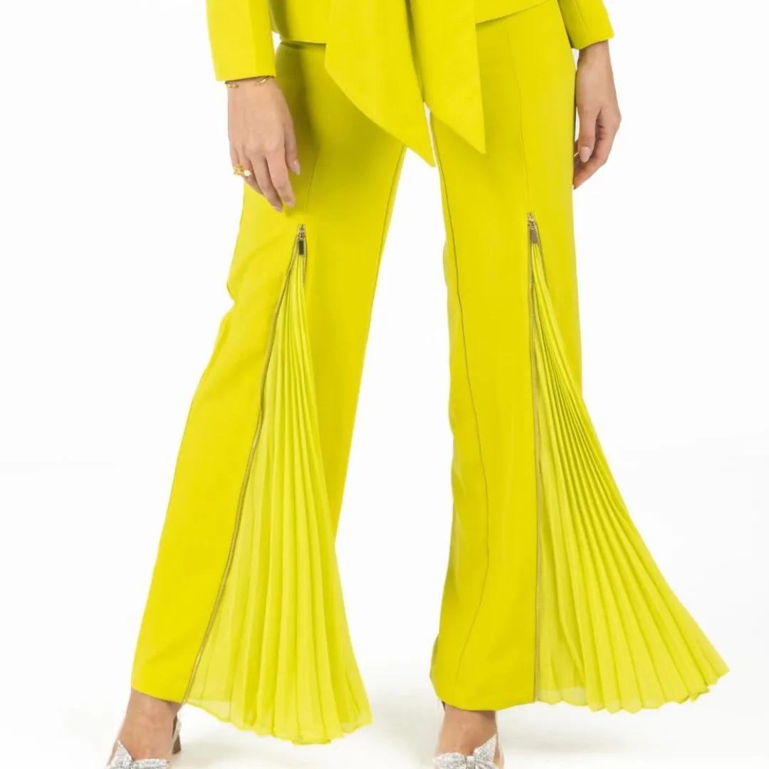 Georgina Green Pleated Pants
