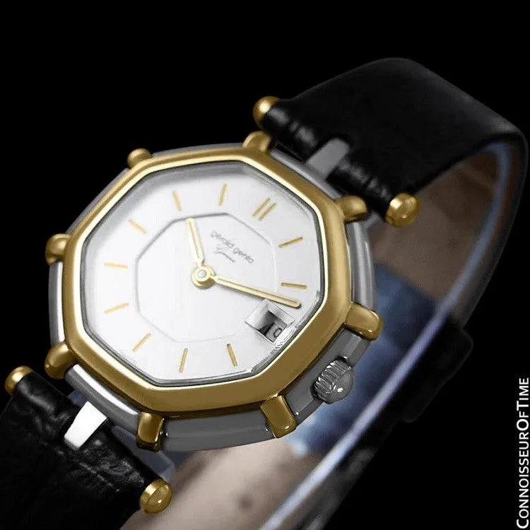 Gerald Genta Success Ladies Watch (Designer of Audemars Piguet Royal Oak) - Stainless Steel & 18K Gold