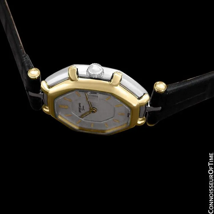 Gerald Genta Success Ladies Watch (Designer of Audemars Piguet Royal Oak) - Stainless Steel & 18K Gold