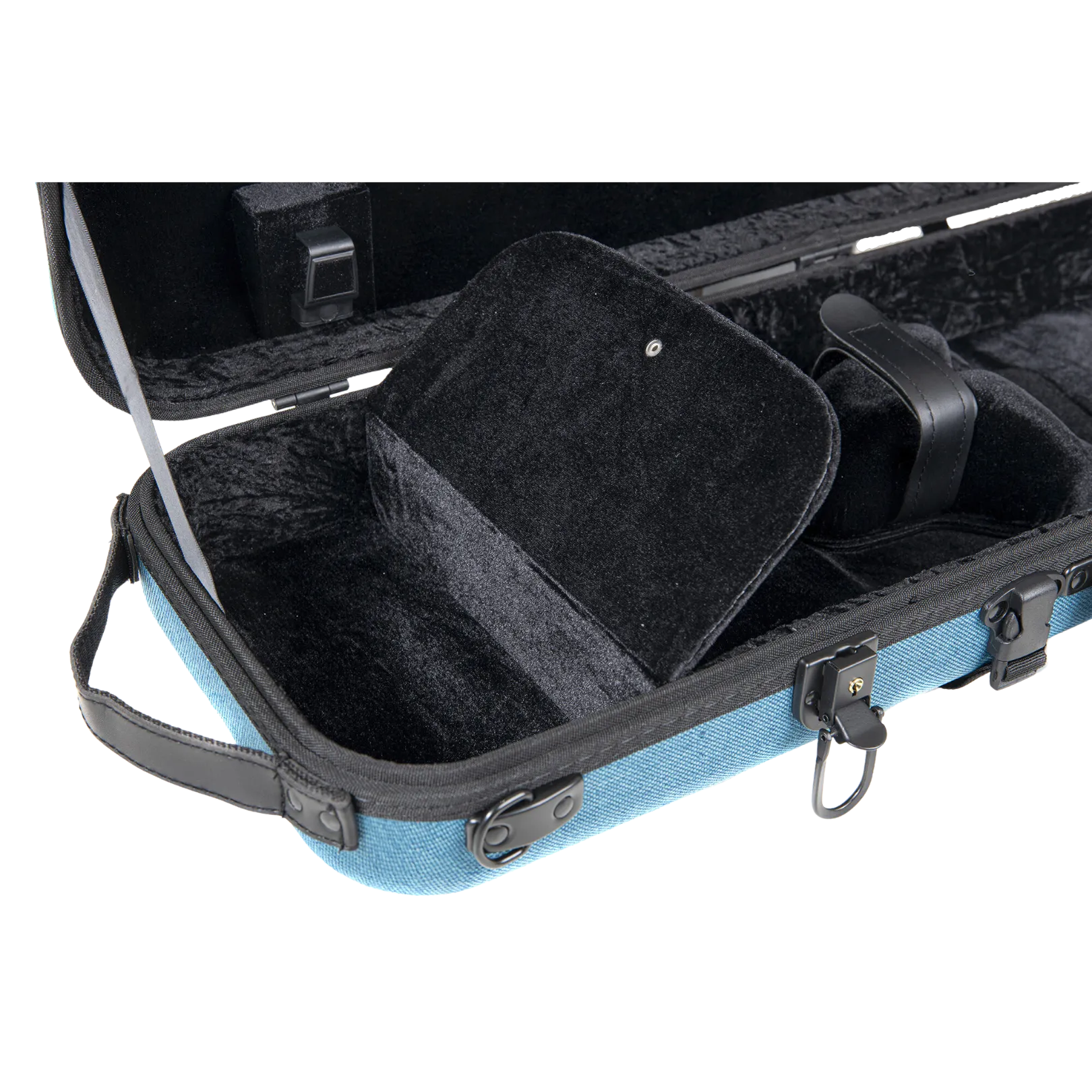 GEWA Bio-A Oblong Violin Case with Sheet Music Pocket 1/2-4/4 Blue