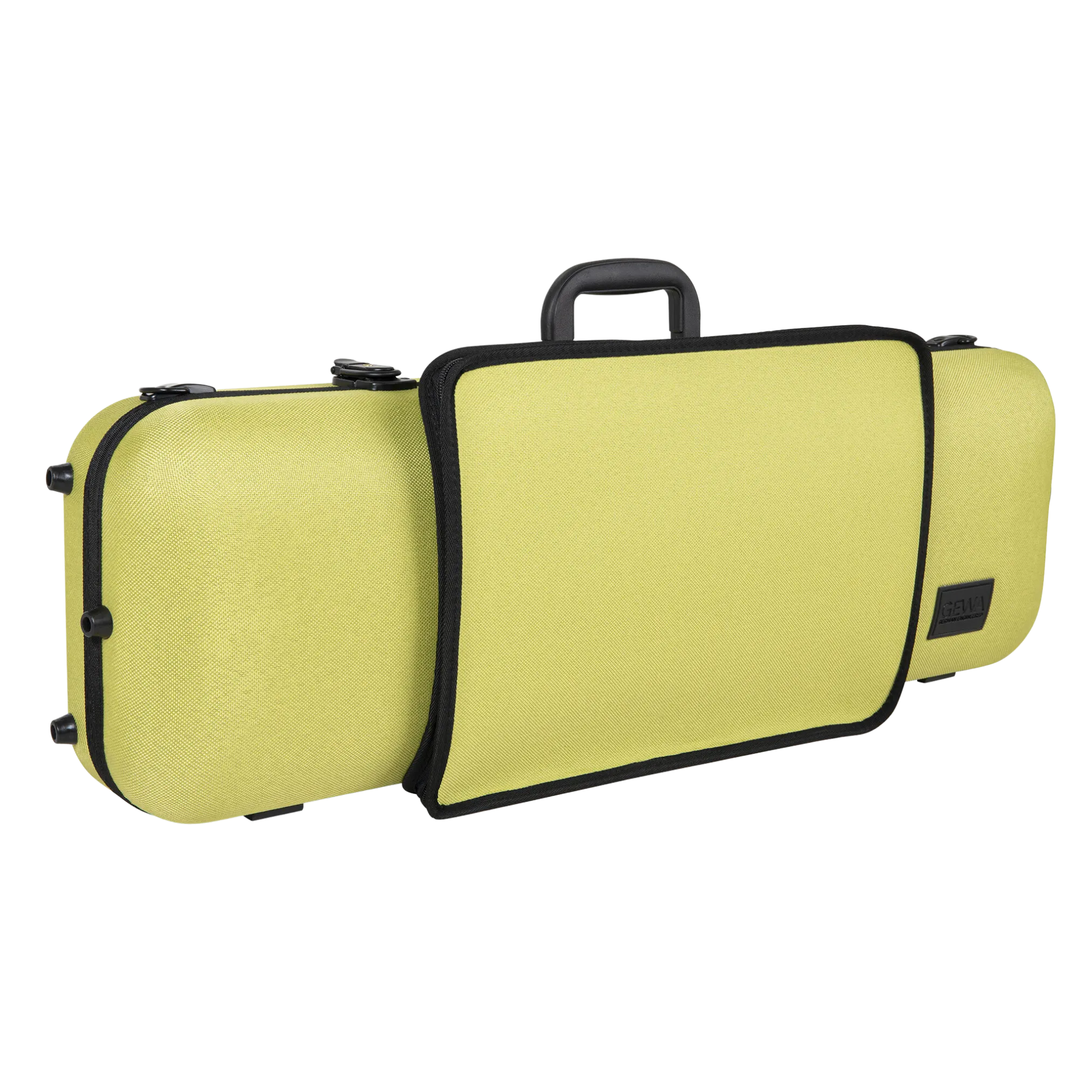 GEWA Bio-A Oblong Violin Case with Sheet Music Pocket 1/2-4/4 Lime