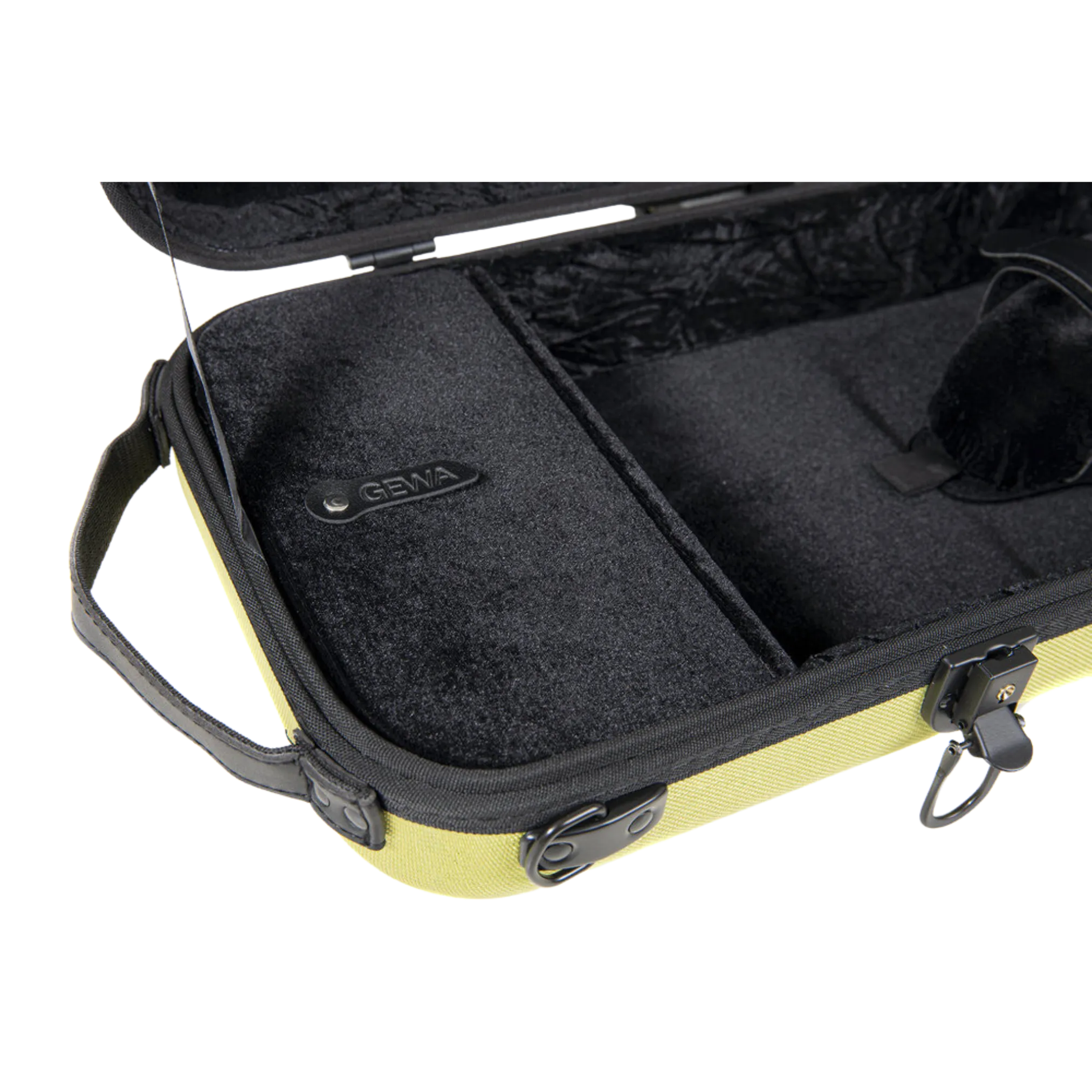 GEWA Bio-A Oblong Violin Case with Sheet Music Pocket 1/2-4/4 Lime