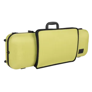 GEWA Bio-A Oblong Violin Case with Sheet Music Pocket 1/2-4/4 Lime