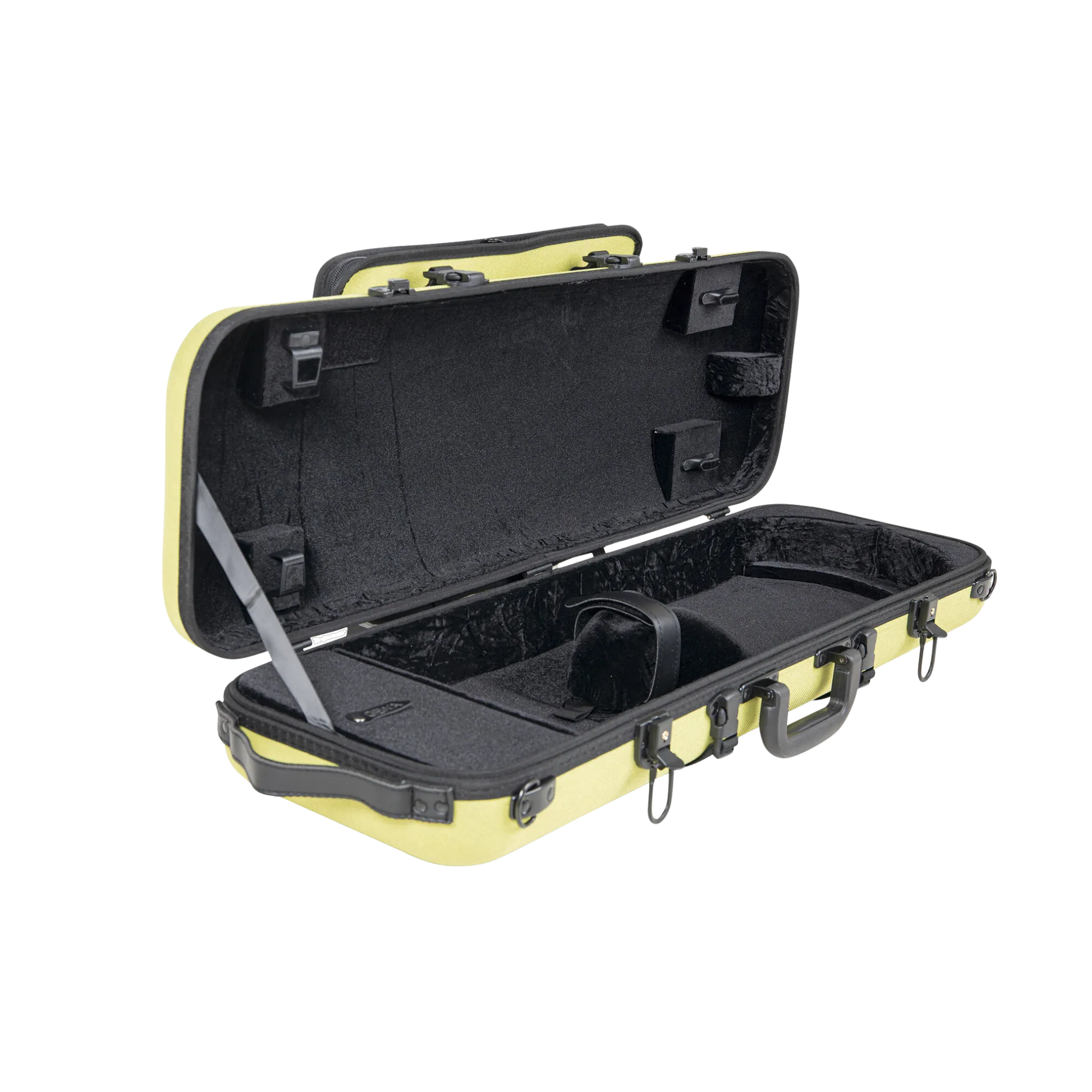 GEWA Bio-A Oblong Violin Case with Sheet Music Pocket 1/2-4/4 Lime