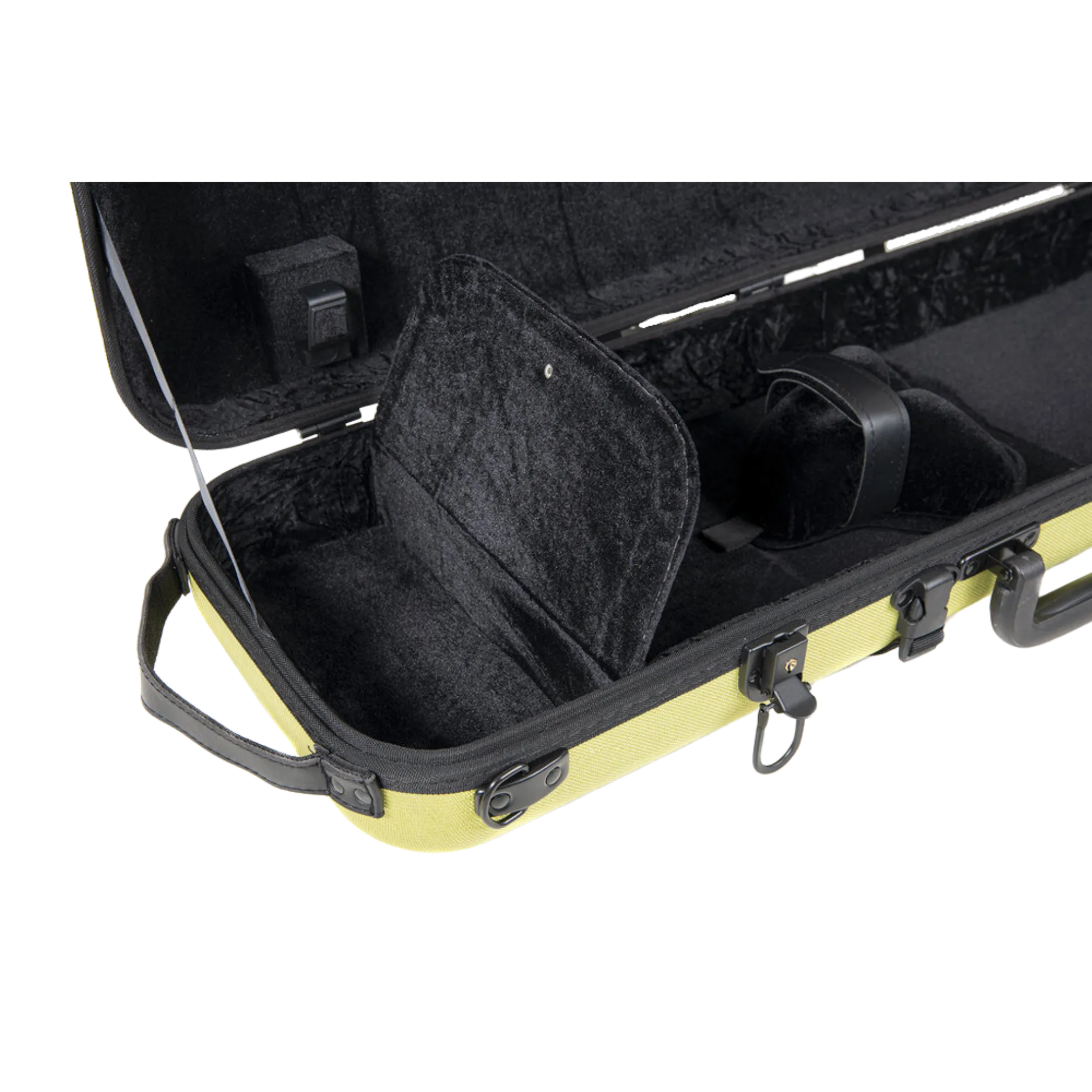 GEWA Bio-A Oblong Violin Case with Sheet Music Pocket 1/2-4/4 Lime