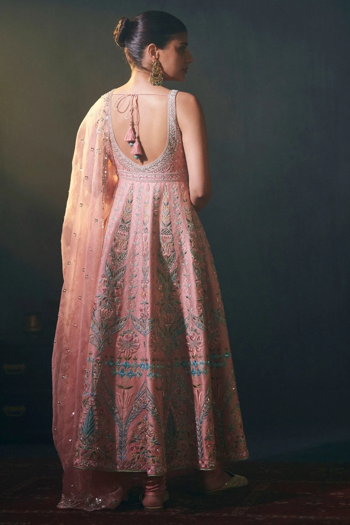 GHANIA KURTA SET – BLUSH
