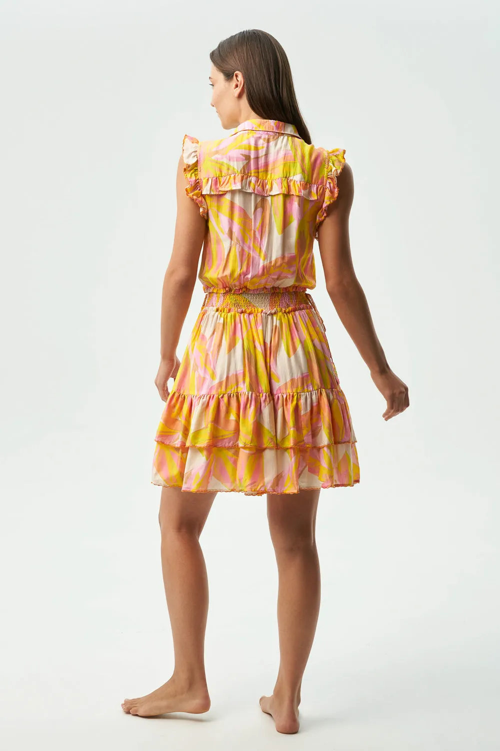 GIA DRESS - GENUS MUSA ORANGE