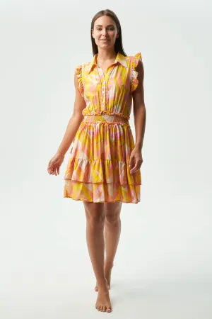 GIA DRESS - GENUS MUSA ORANGE