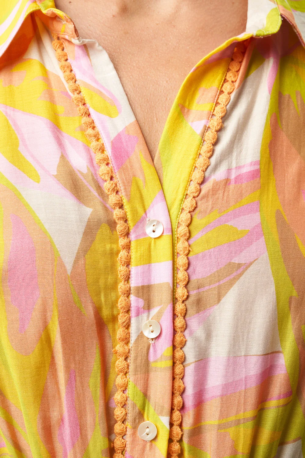 GIA DRESS - GENUS MUSA ORANGE