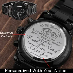 Gift For The Greatest Dad From Son, Daughter - Luxury Watch