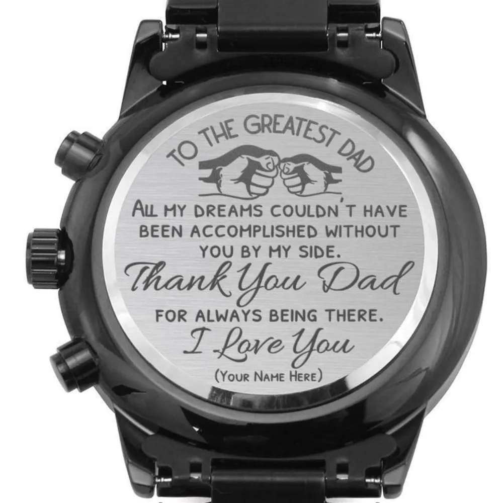 Gift For The Greatest Dad From Son, Daughter - Luxury Watch