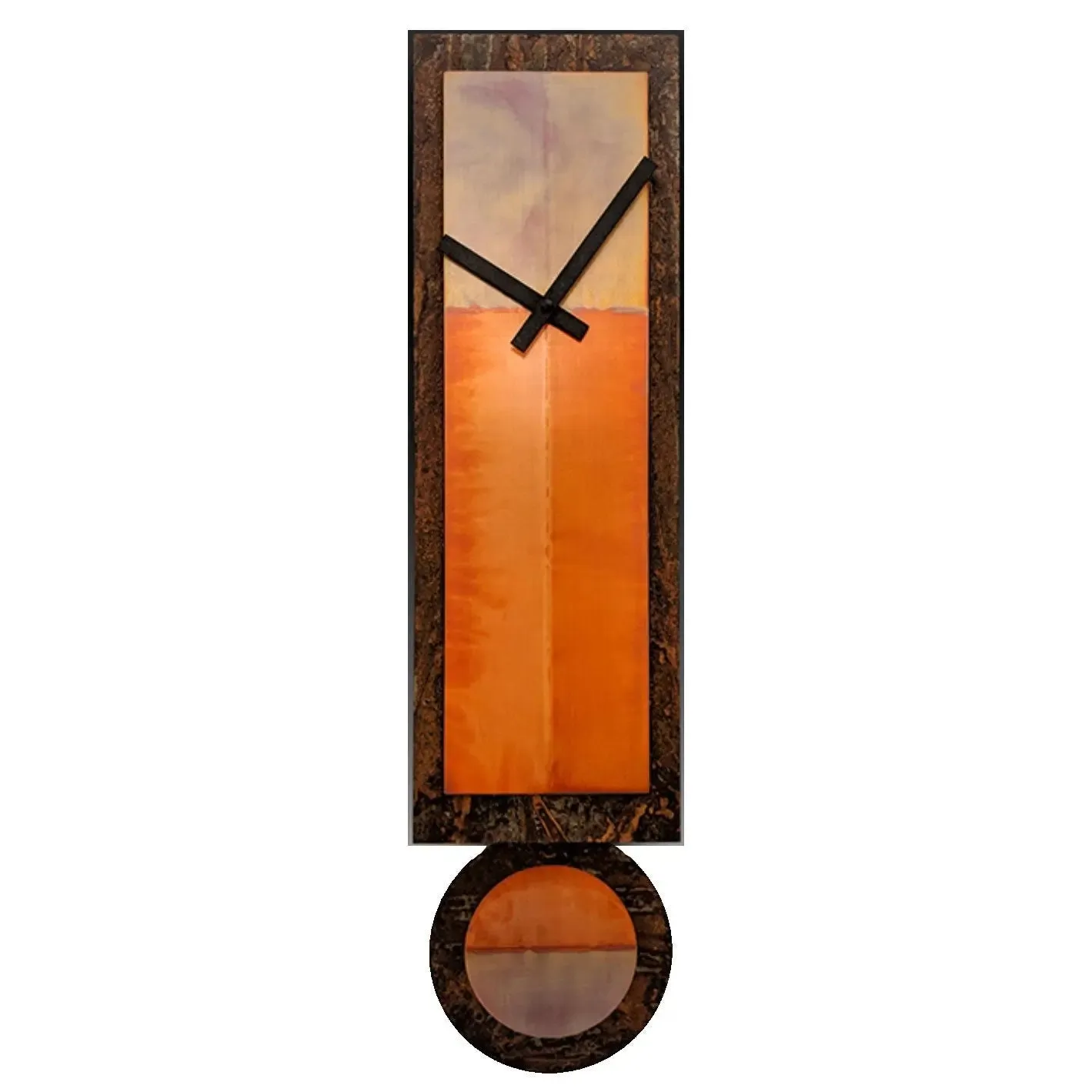 Ginger Copper Pendulum Wall Clock by Leonie Lacouette