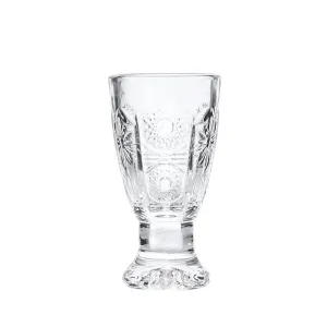 GLASSCarved One Mouthful Liquor Glass Household Small Glass Spirit Glass