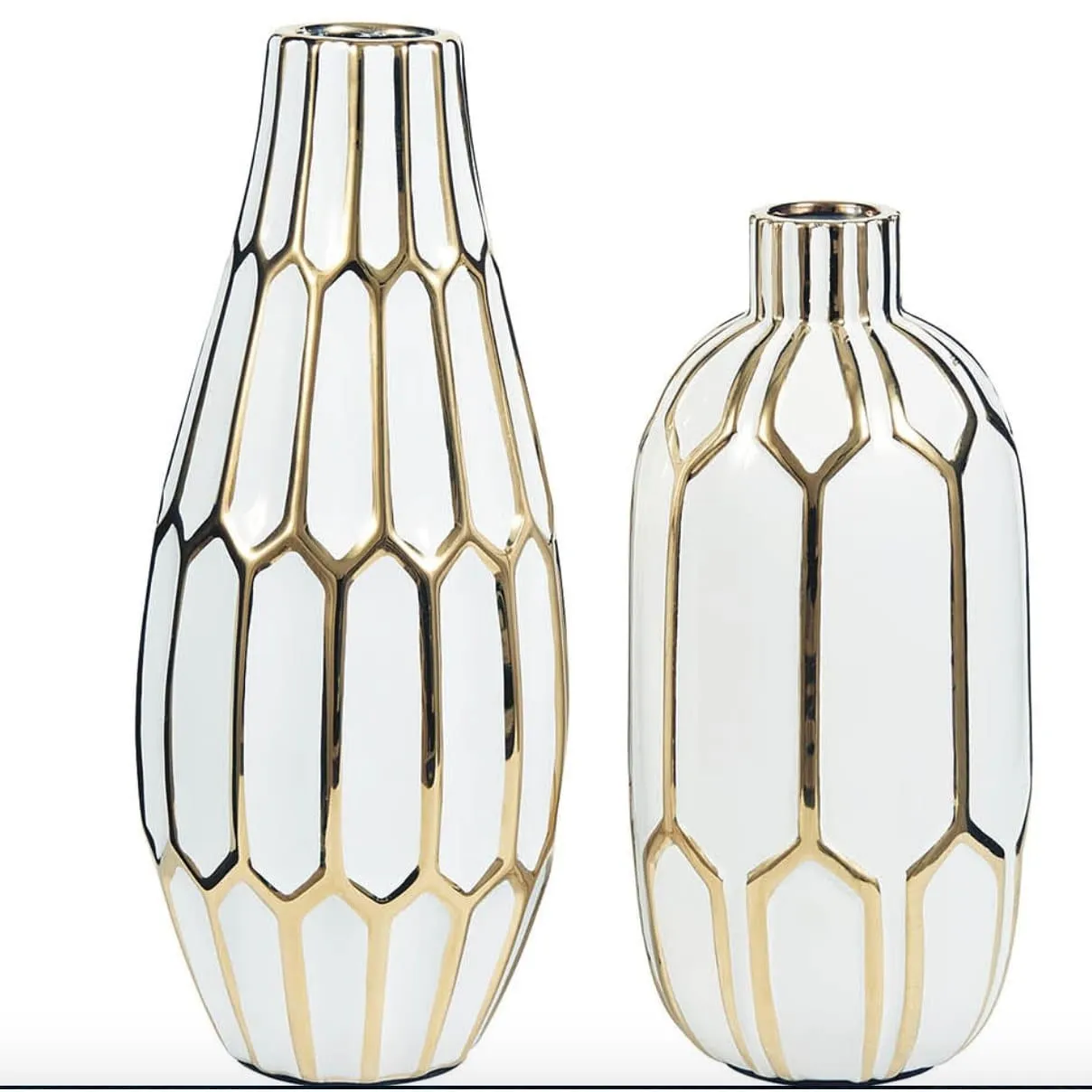 Glazed Ceramic Vases (Set of 2)