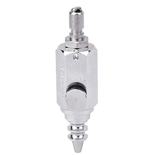 GLOGLOW Mini Portable Stainless Steel Diving Air Nozzle, HighQuality Dive Accessories for Clean Equipment, Ideal for Scuba Divers and Underwater Photographers (Silver)