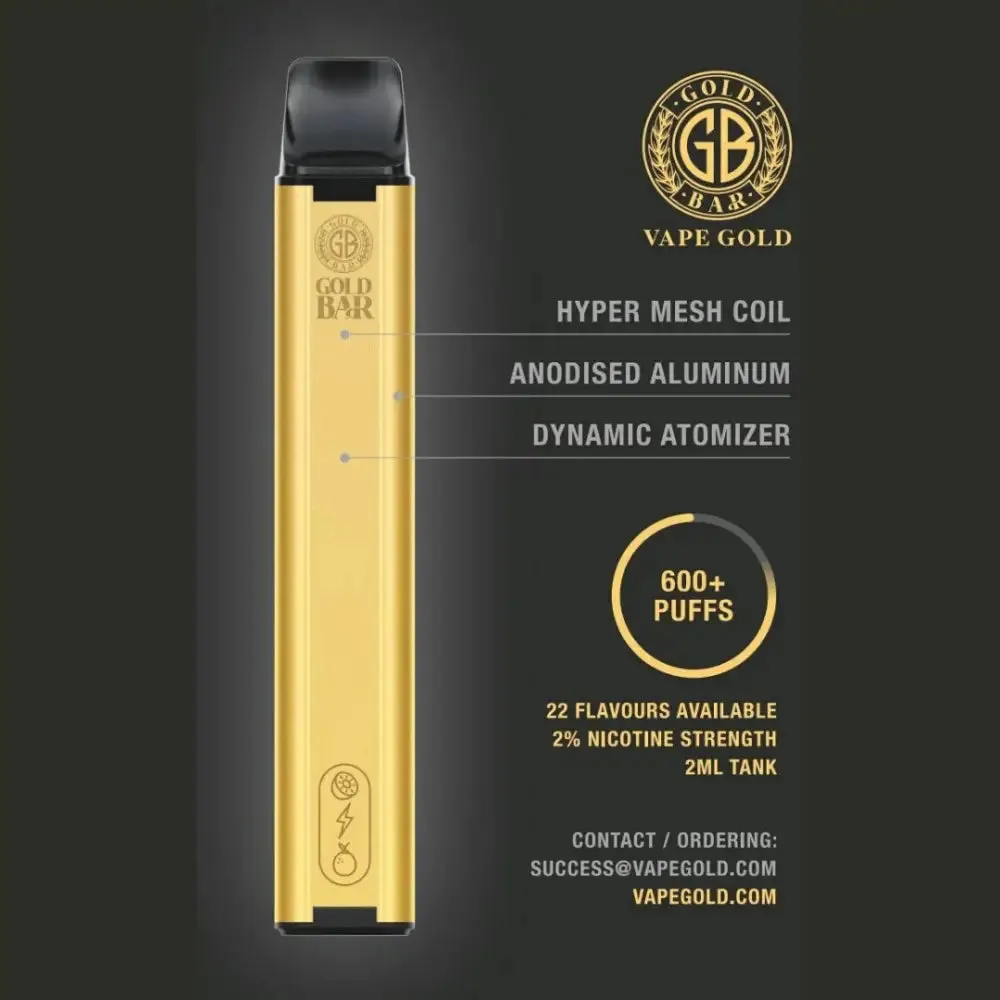 Gold Bar Disposable Vape