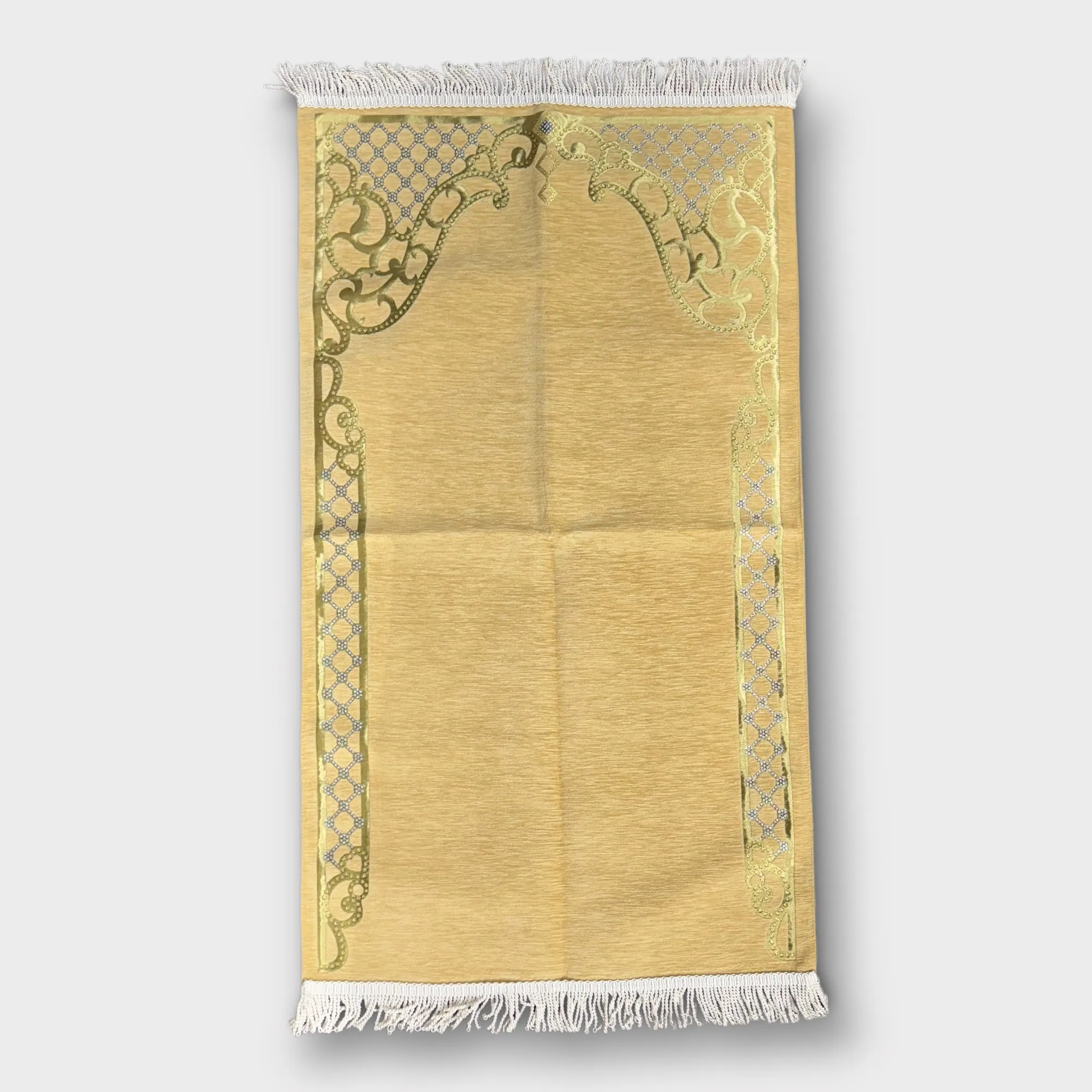 Gold Diamanté Prayer Mat