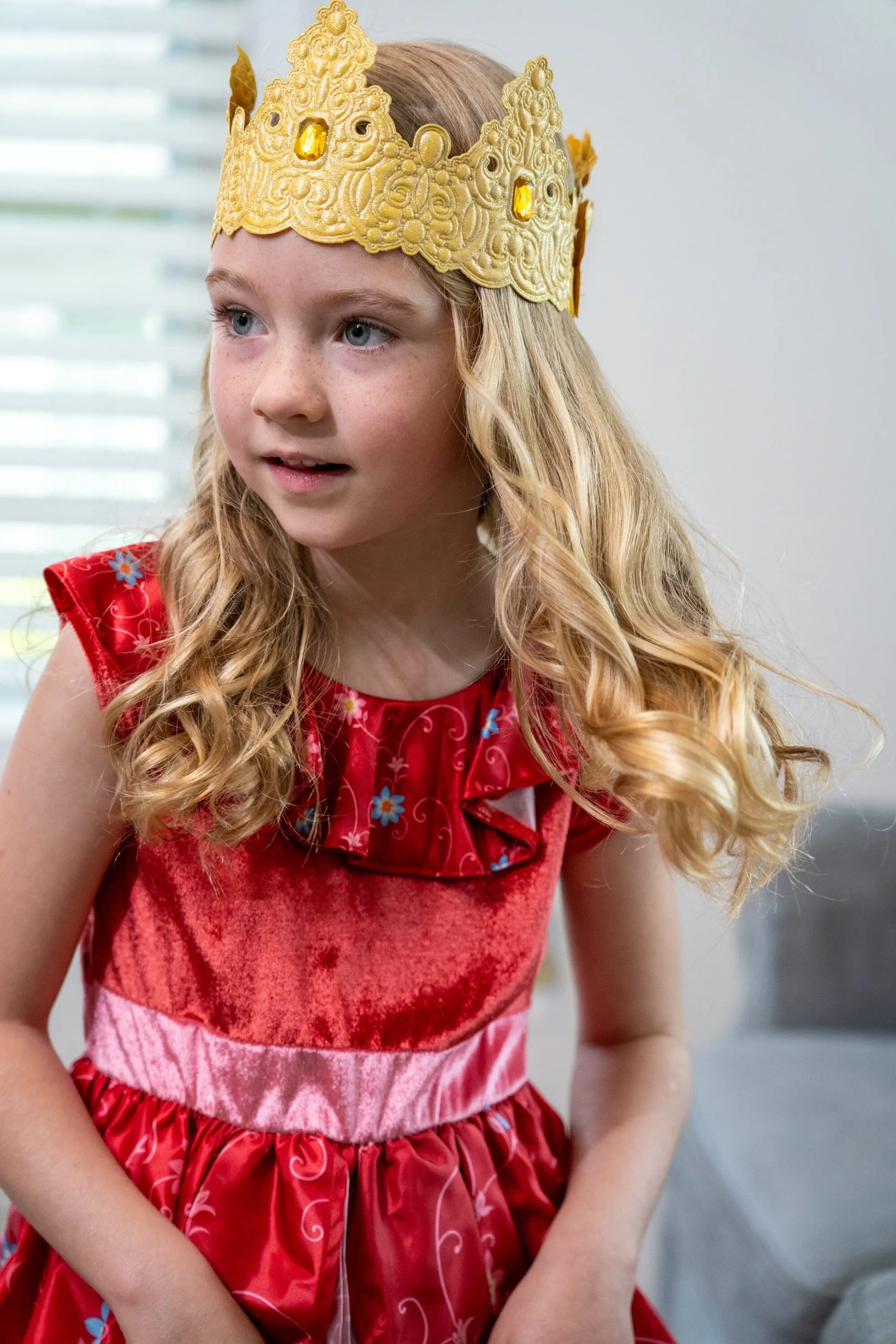 Gold Sparkle Queen Full Crown