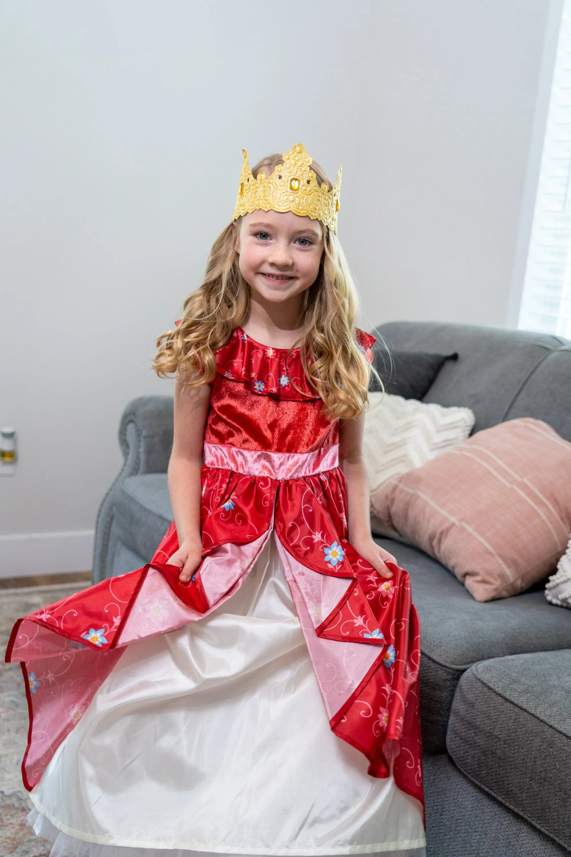 Gold Sparkle Queen Full Crown