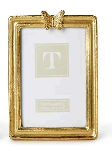 Golden Butterfly 4x6 Frame