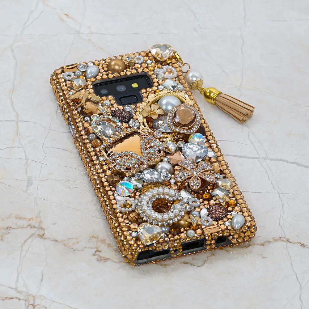 Golden Glory Design with Tassel Phone Charm (style 496)