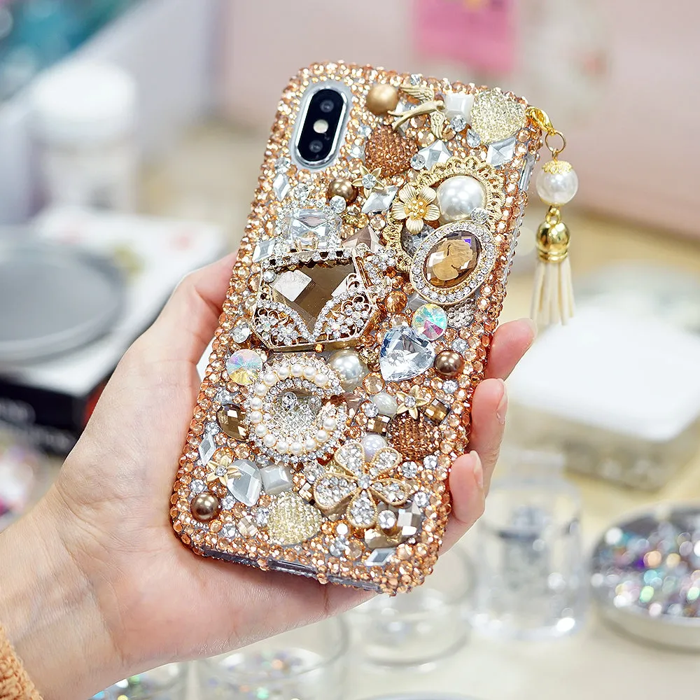 Golden Glory Design with Tassel Phone Charm (style 496)
