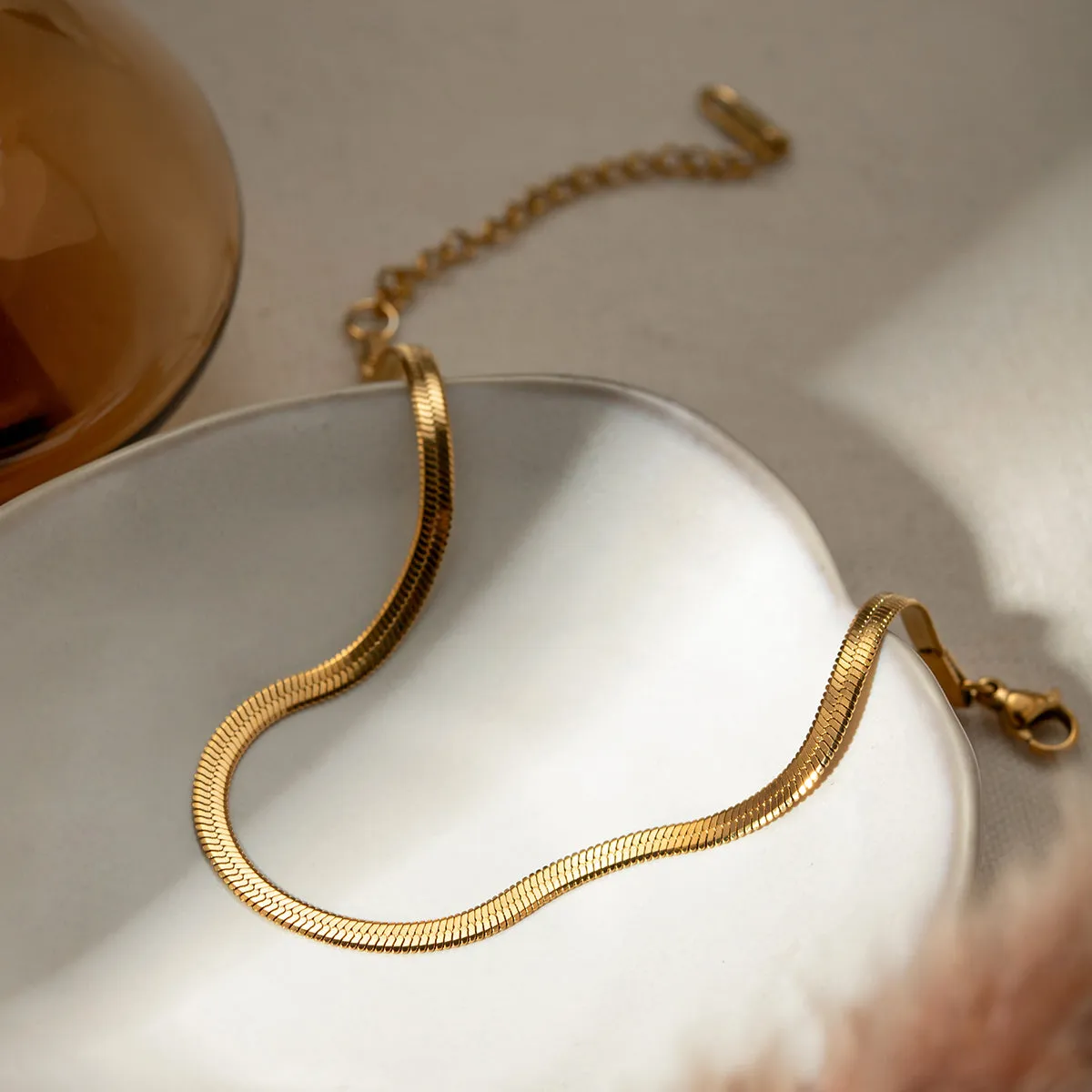 Golden Grace Anklet