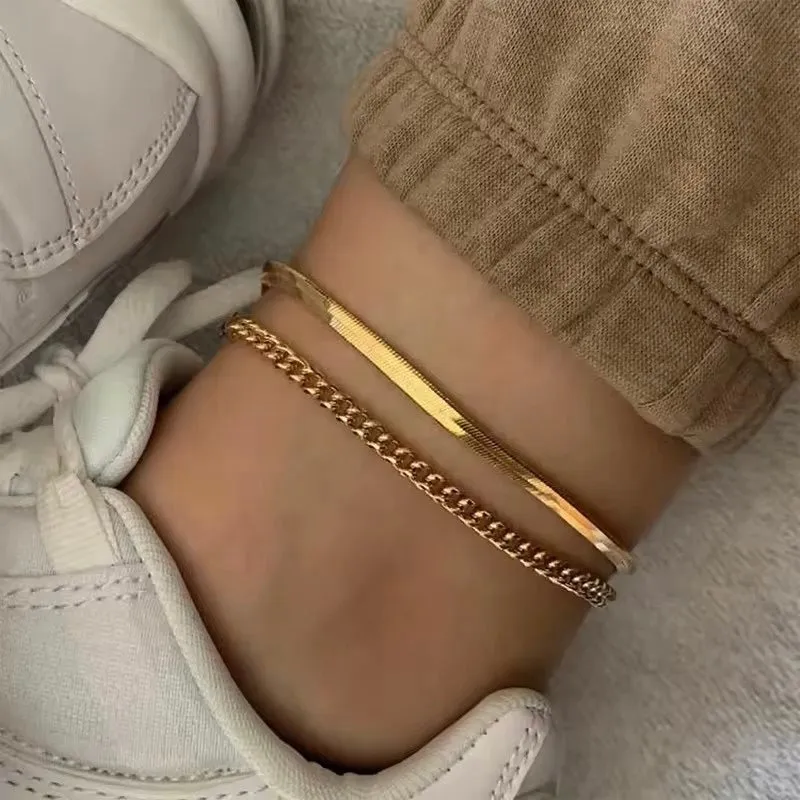Golden Grace Anklet