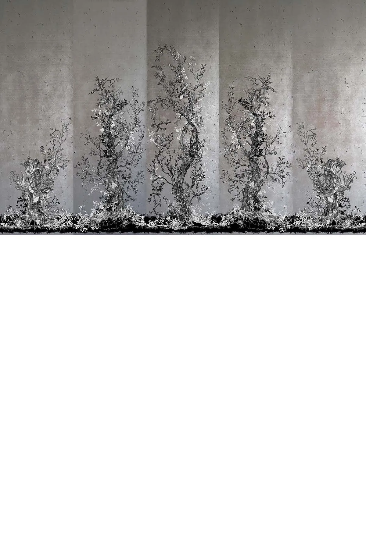 golden oriole wallpaper panels