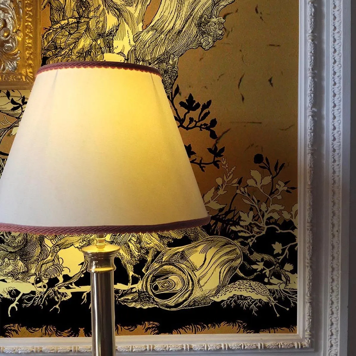golden oriole wallpaper panels