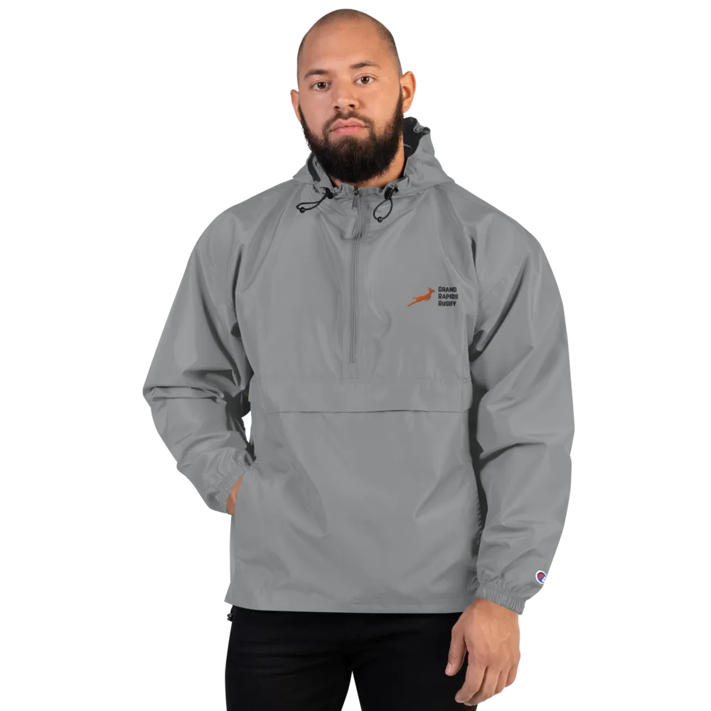 GR Rugby Embroidered Champion Packable Jacket