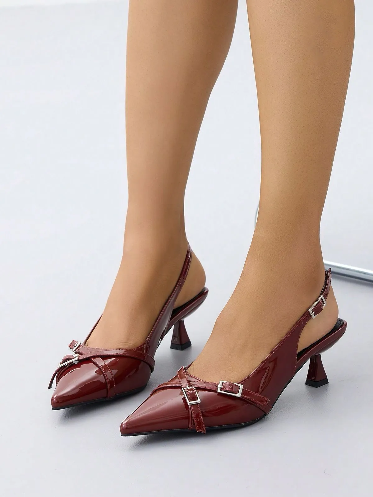 Grace Heels (Maroon)