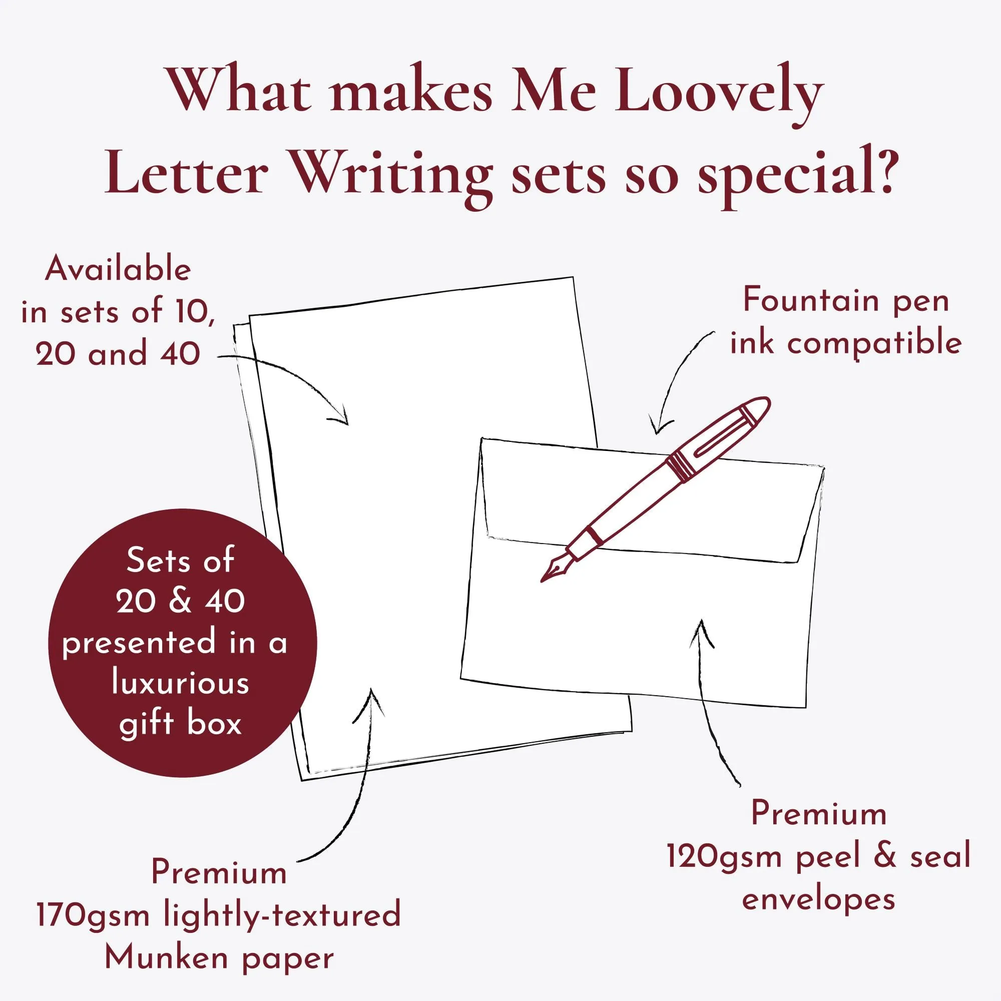 Grand Piano Letter Writing Set