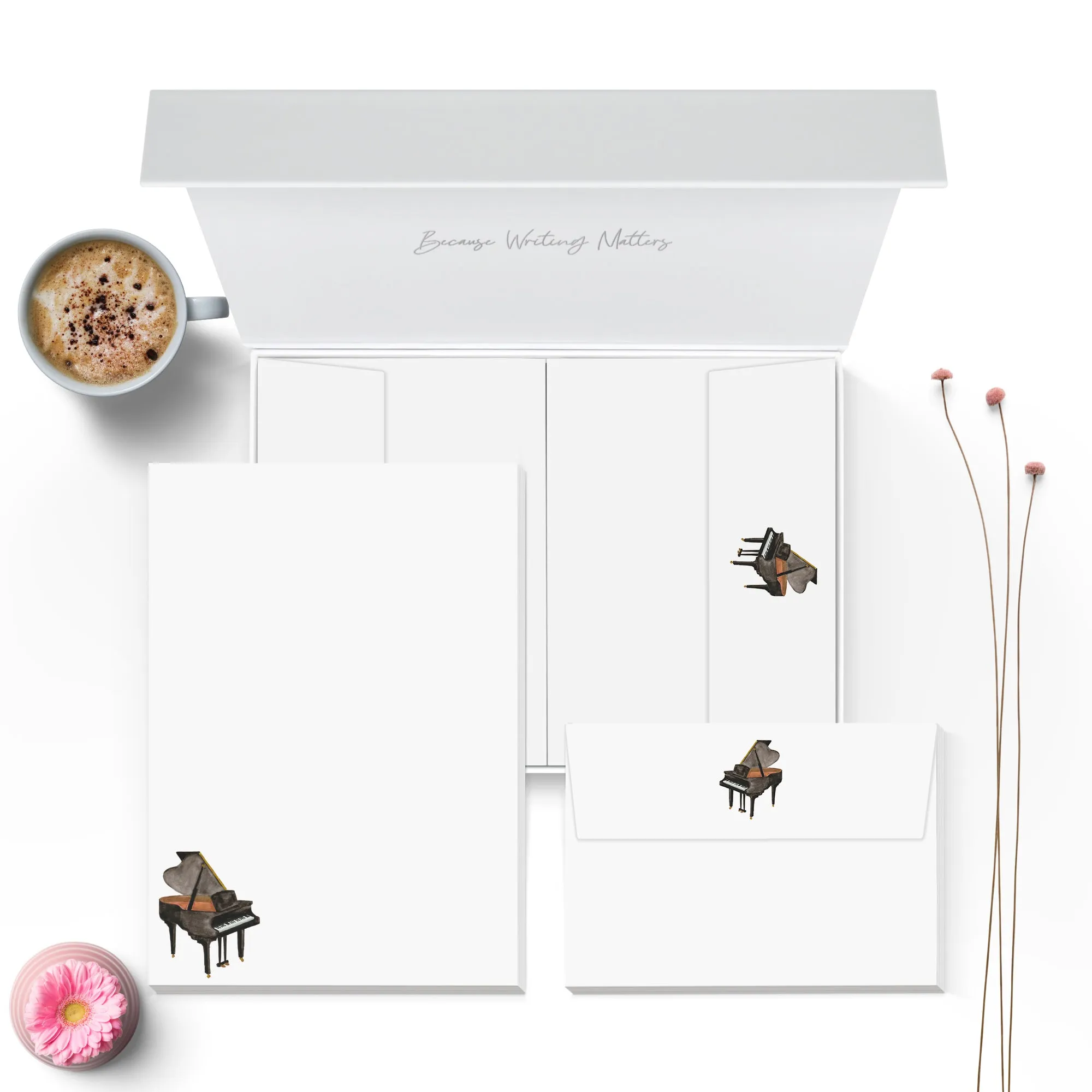 Grand Piano Letter Writing Set