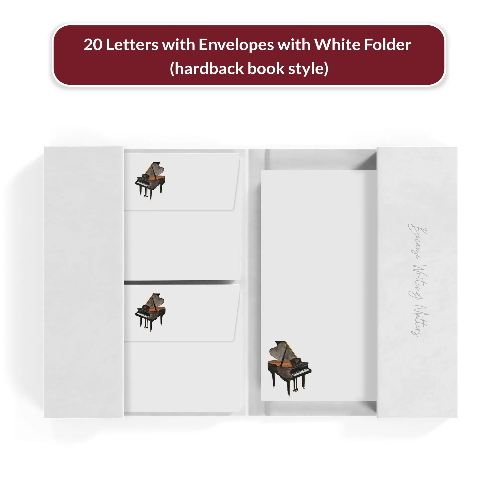 Grand Piano Letter Writing Set