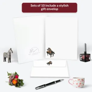Grand Piano Letter Writing Set