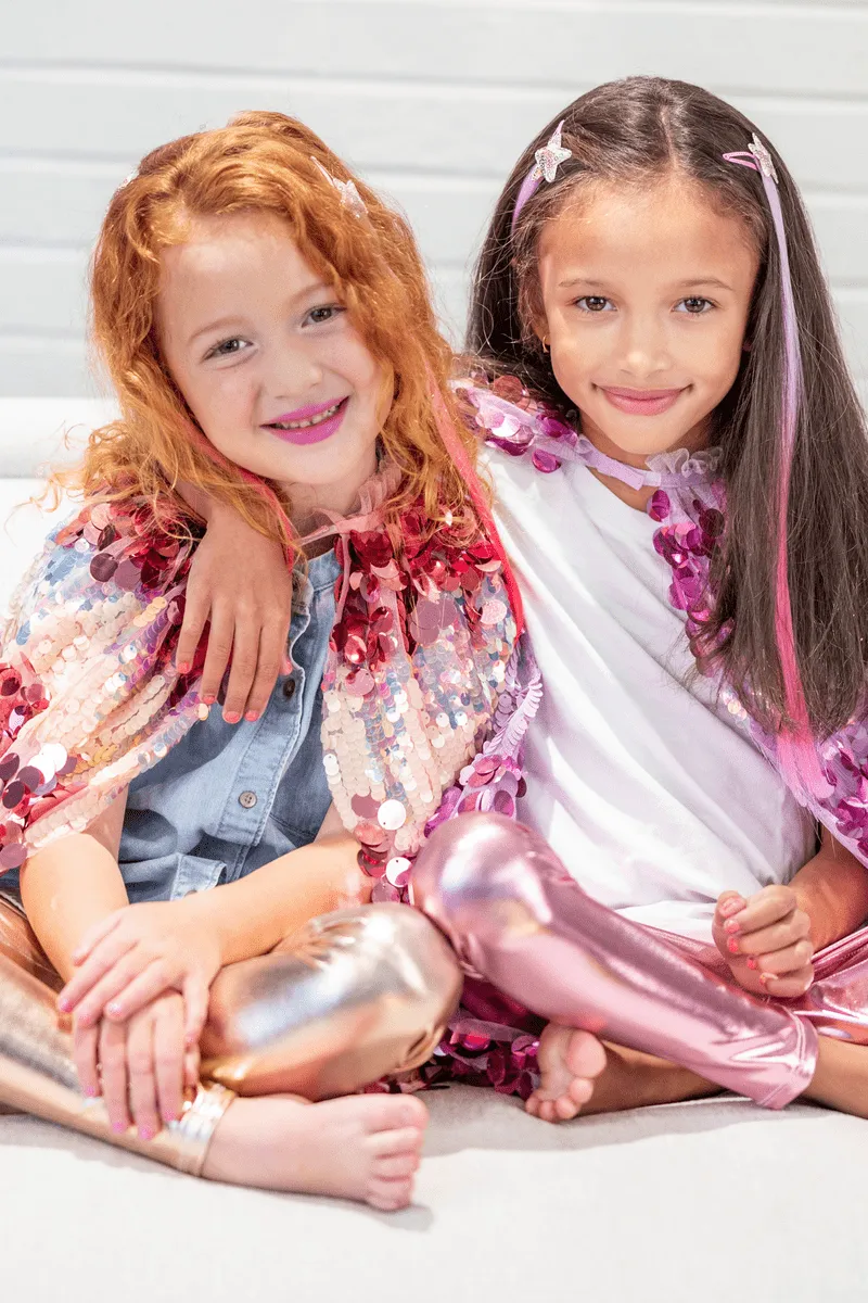 Great Pretenders - The 5th Avenue Pink Pailette Cape