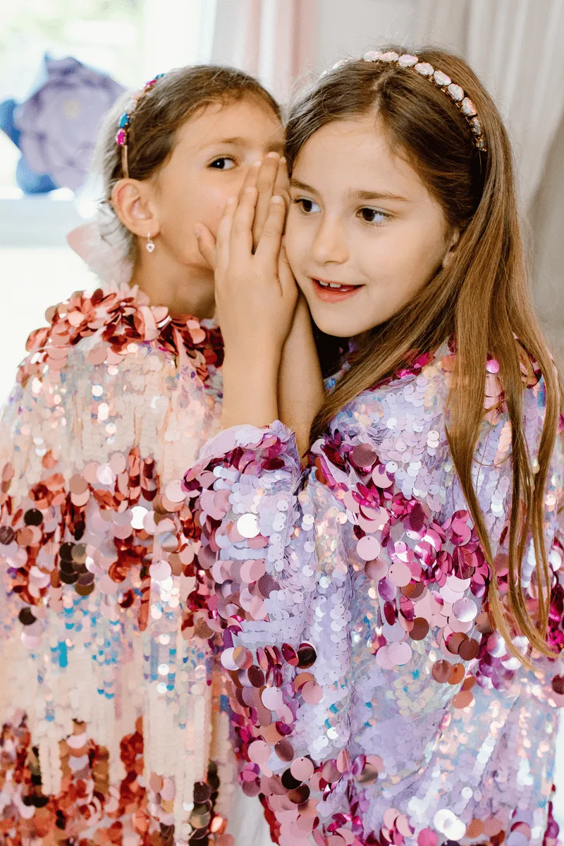 Great Pretenders - The 5th Avenue Pink Pailette Cape