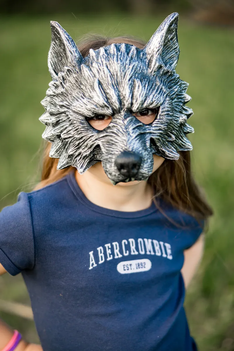 Great Pretenders Werewolf Mask, Black