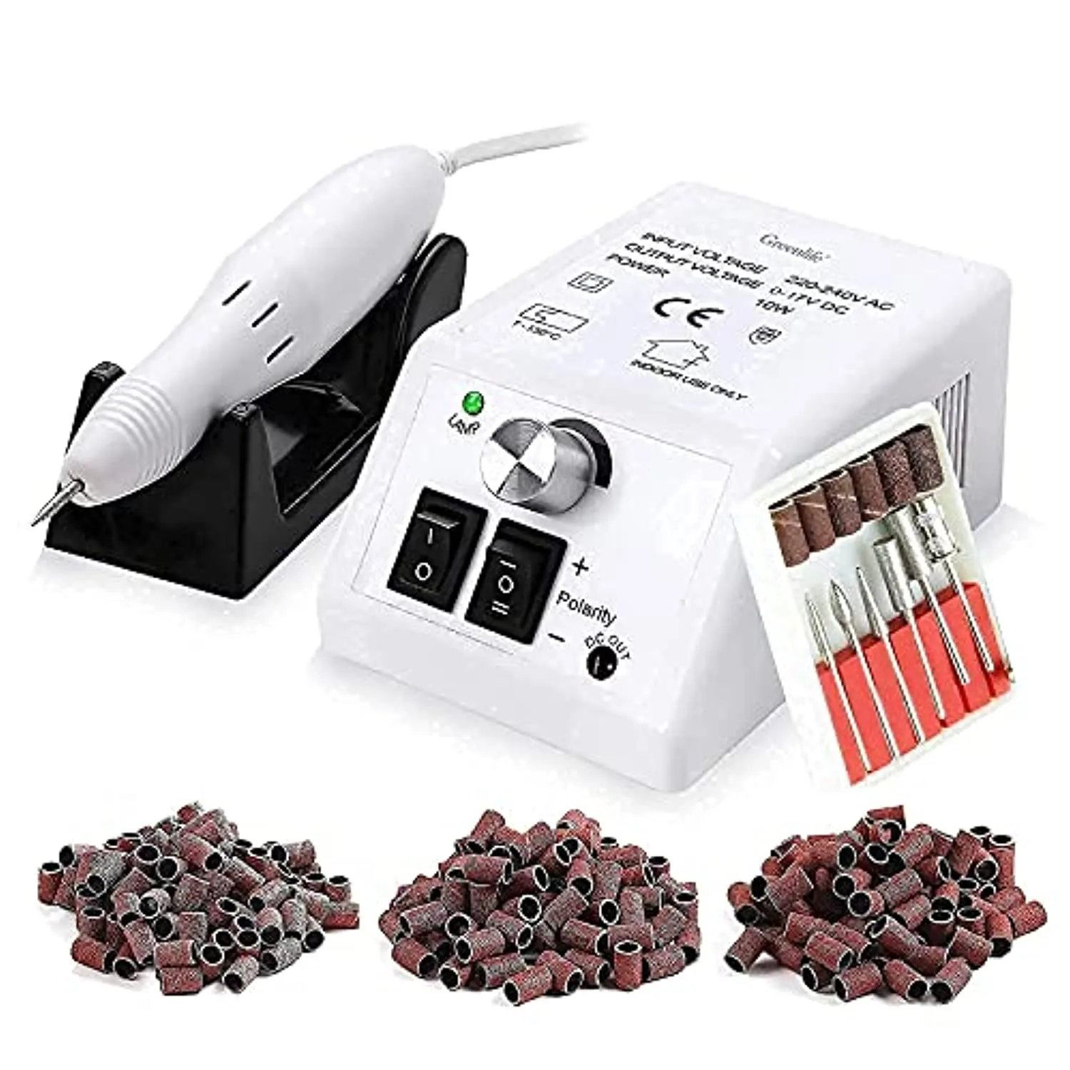 GreenLife Electric Nail Drill 20000rpm machine   54W 18pcs UV LED Nail Light Portable UV LED Nail Lamp