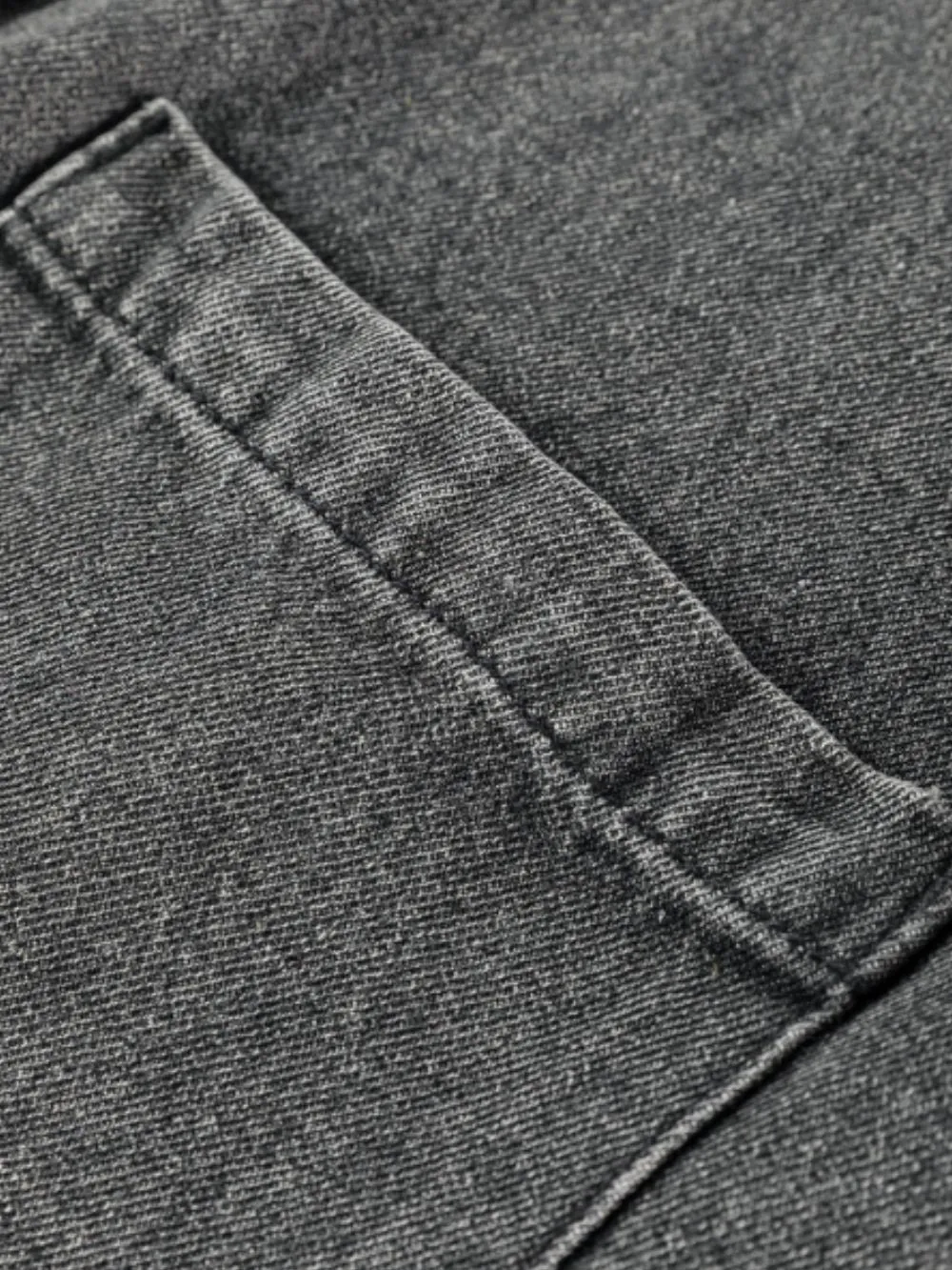 Grey Denim Overall Dress