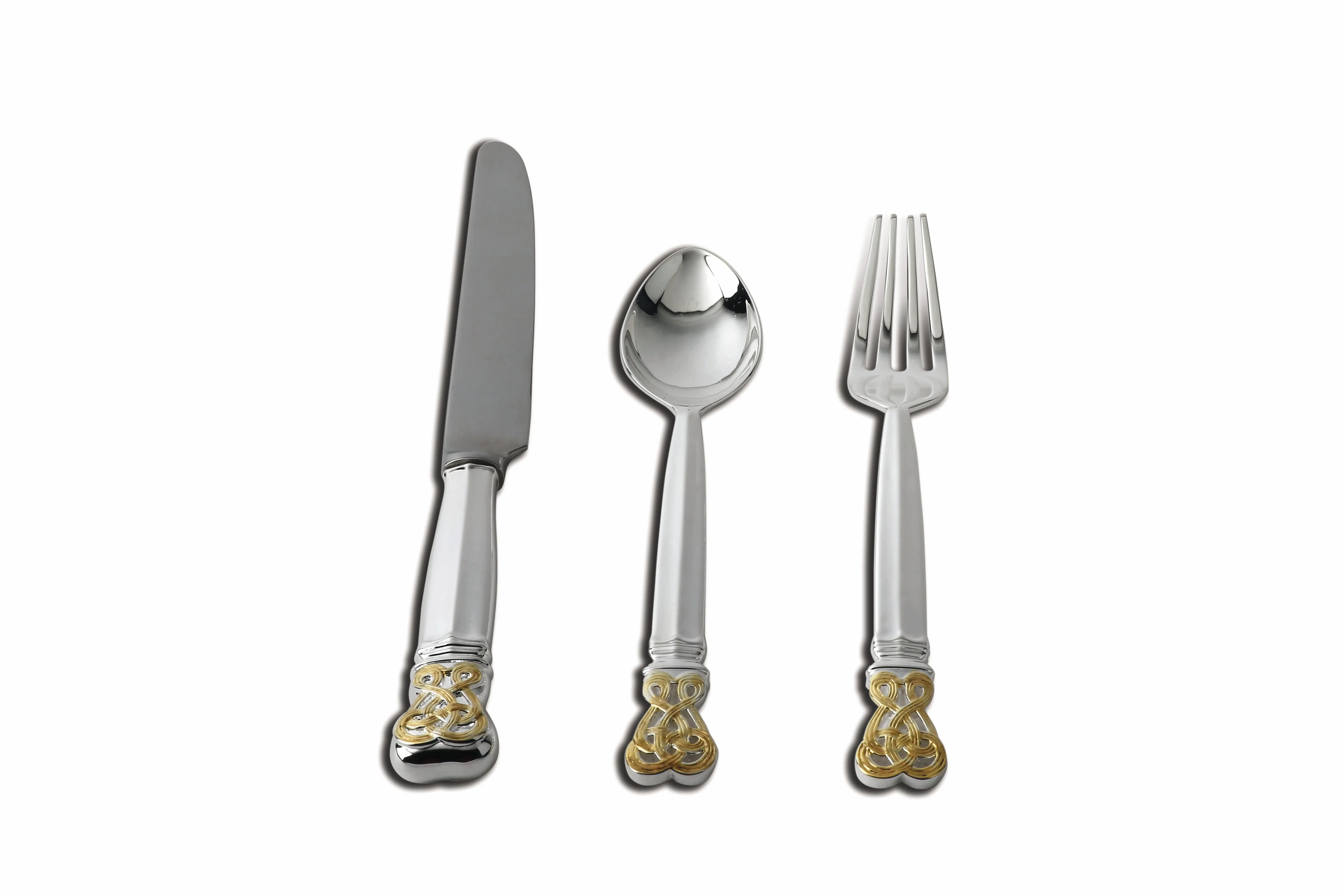 Groviglio 3-piece Sterling Silver Flatware Set by Krysaliis
